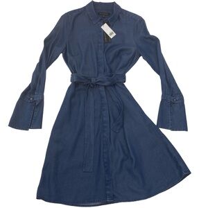 NWT Banana Republic Denim Colored Dress Size 2